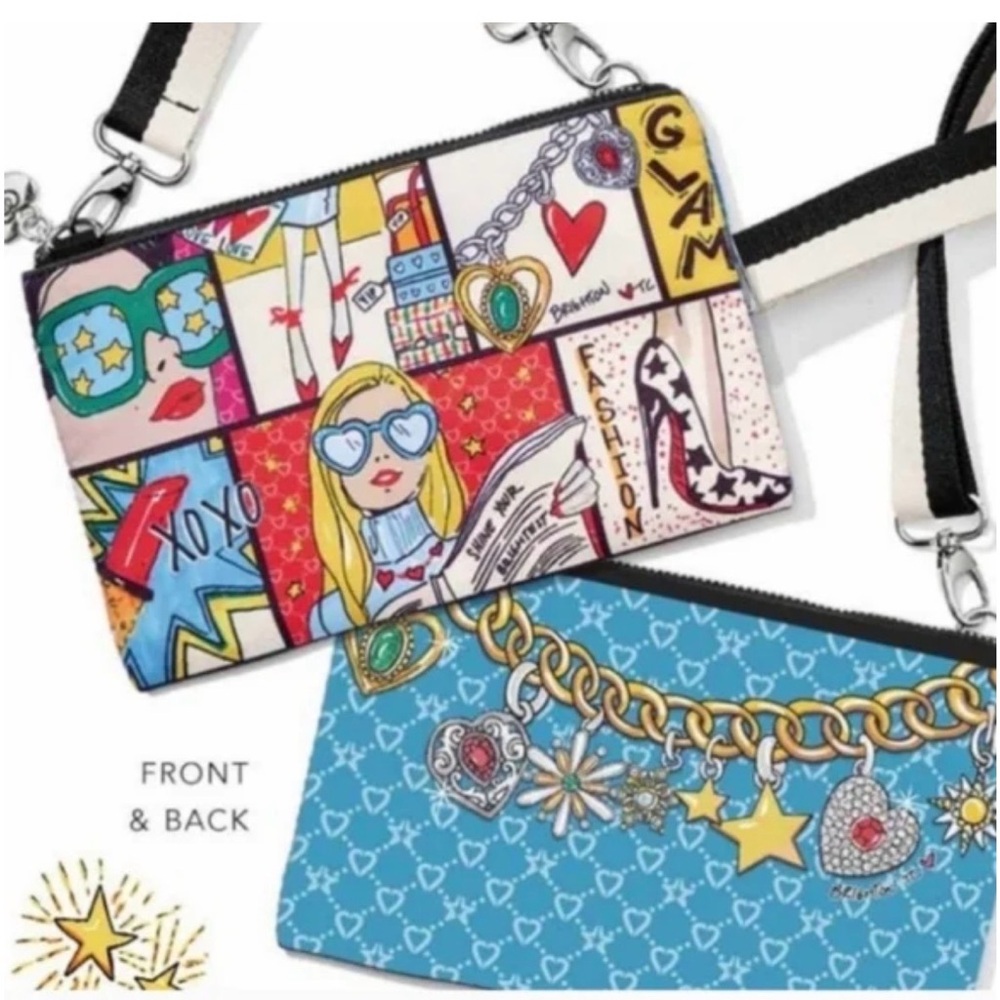 NWT Brighton Glam Girl Crossbody Pouch bag.